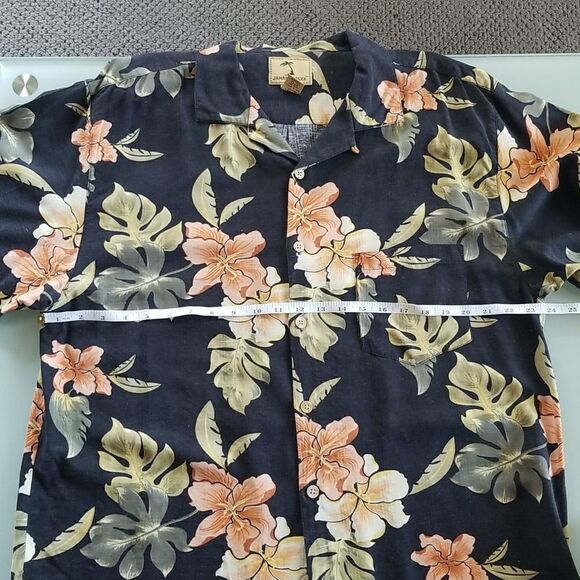 Jamaica Jaxx Silk Hawaiian Aloha Shirt - Picture 5 of 6